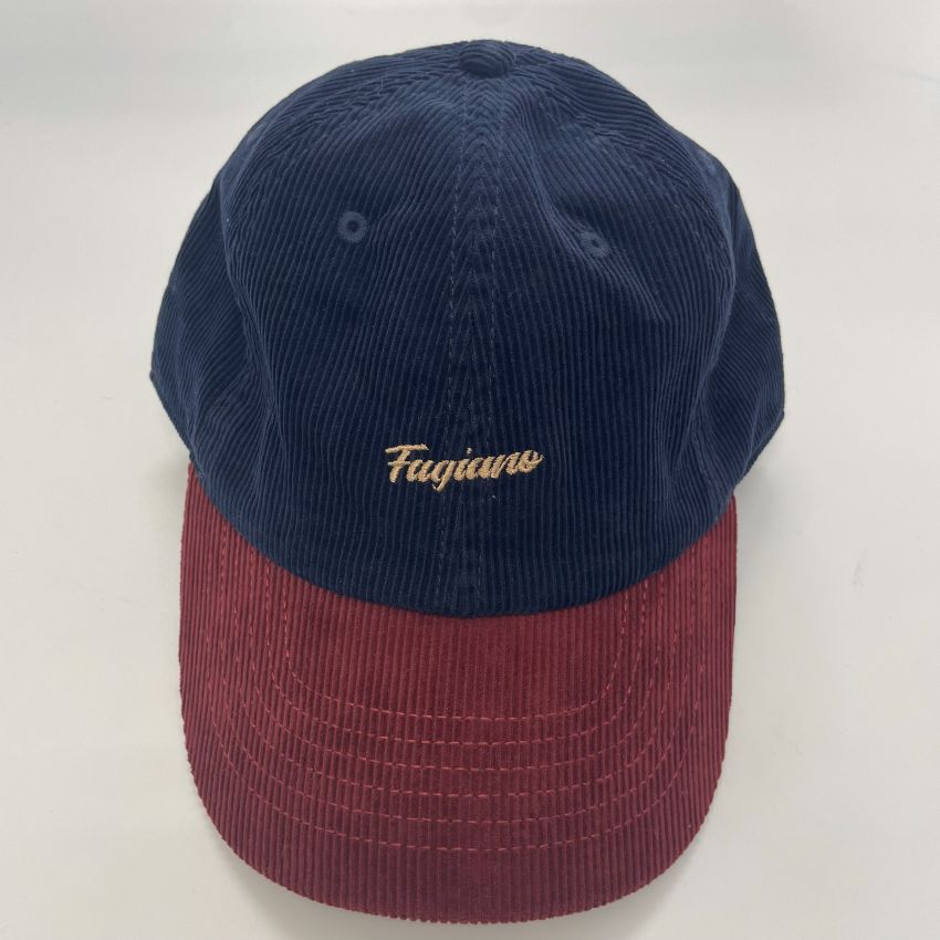 コーデュロイキャップ(burgundy/navy)