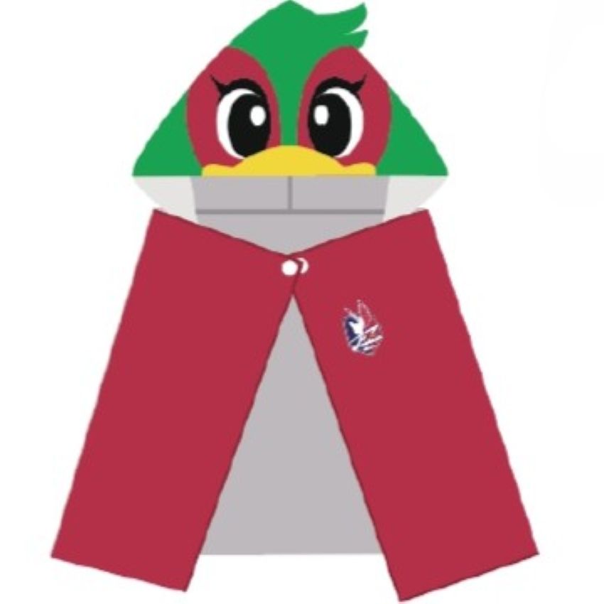 ファジ丸フード付きタオル