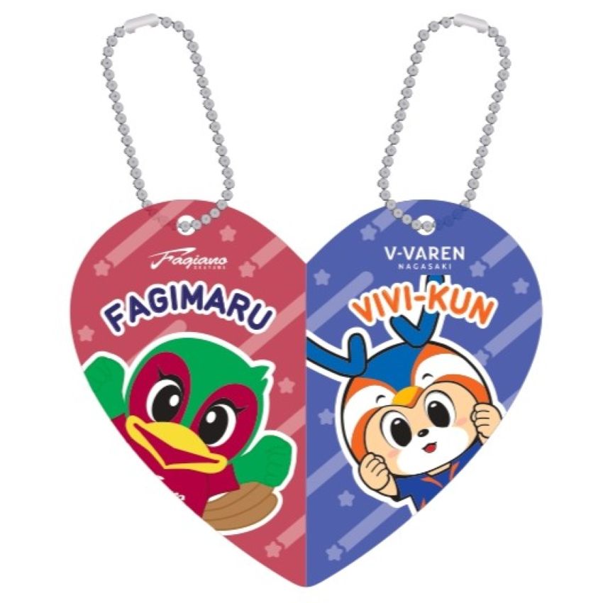 ファジ丸×ヴィヴィくん　ニコイチキーホルダー