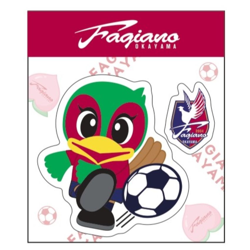 ファジ丸マシュマロステッカー