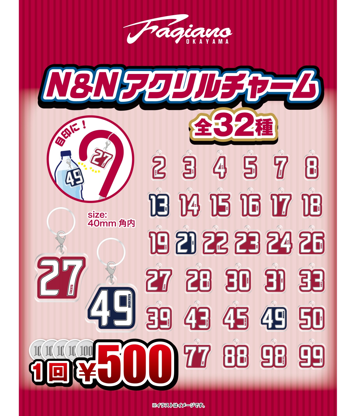 【がちゃ】N&Nアクリルチャーム