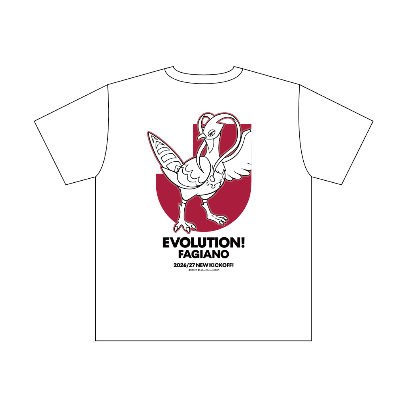 ファジアーノ岡山　ケンホロウ(オスのすがた) Ｔシャツ WHITE キッズ