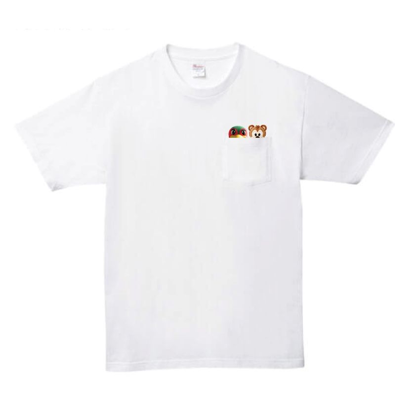 ファジ丸×サンチェピザ箱T(WHITE)