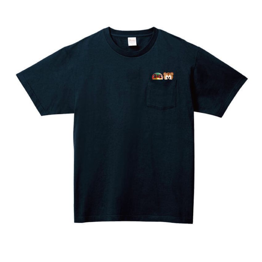 ファジ丸×サンチェピザ箱T(NAVY)