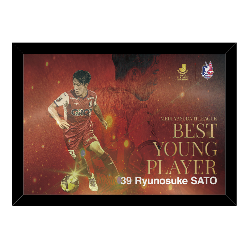 【予約販売】佐藤龍之介選手ベストヤングプレーヤー記念メタルグラフィー