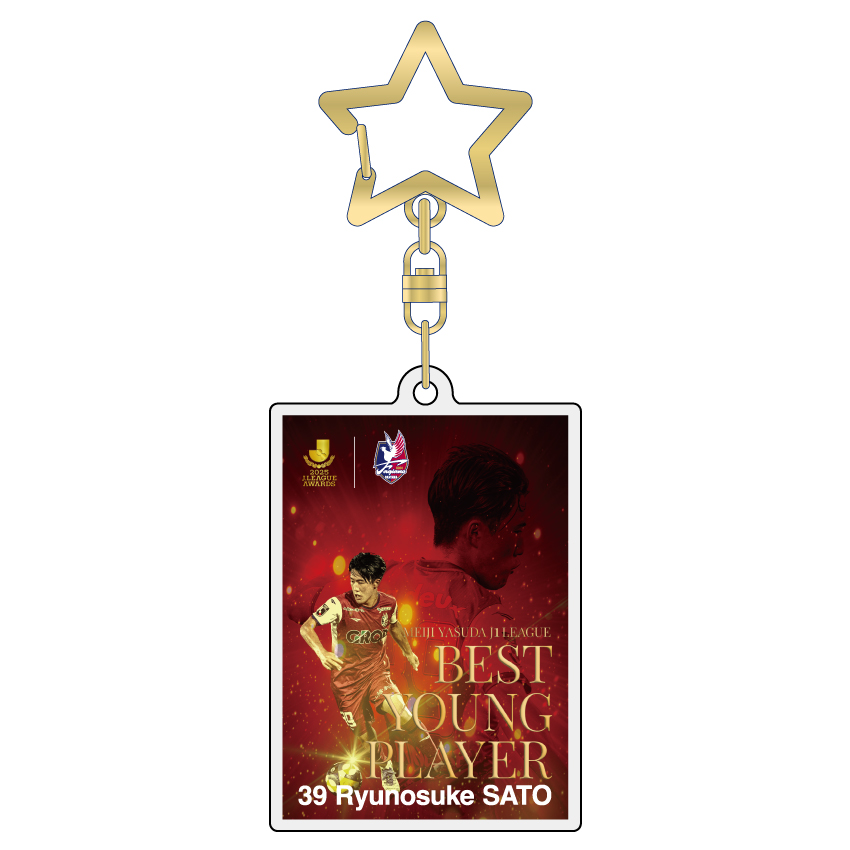 【予約販売】佐藤龍之介選手ベストヤングプレーヤー記念星ナスカンキーホルダー